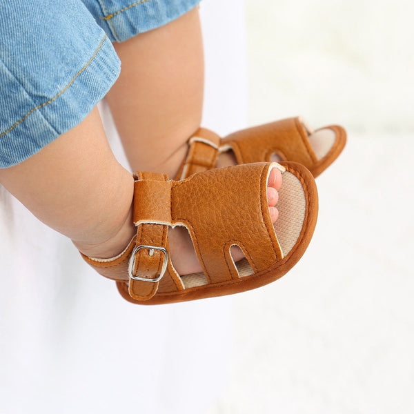 Pre-walker Sandal in Caramel